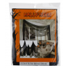 Sztuczna pajęczyna, czarna sieć, dekoracja Halloween, uniwersalne zastosowanie, rozmiar 80x200 cm