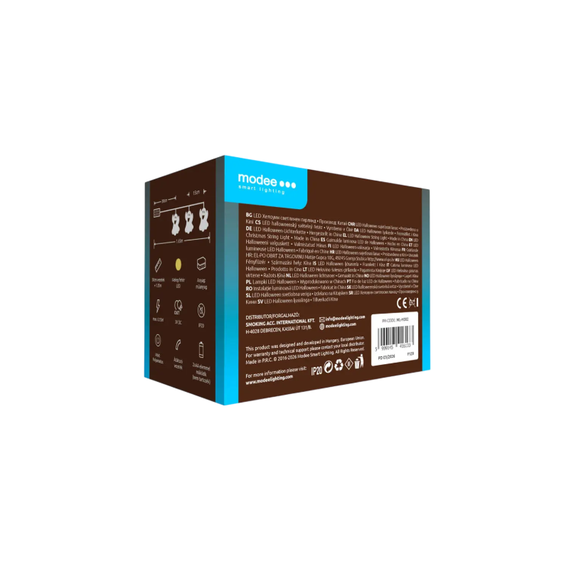 Lampki duszki modee 1,65m WARM 10LED ML-H002