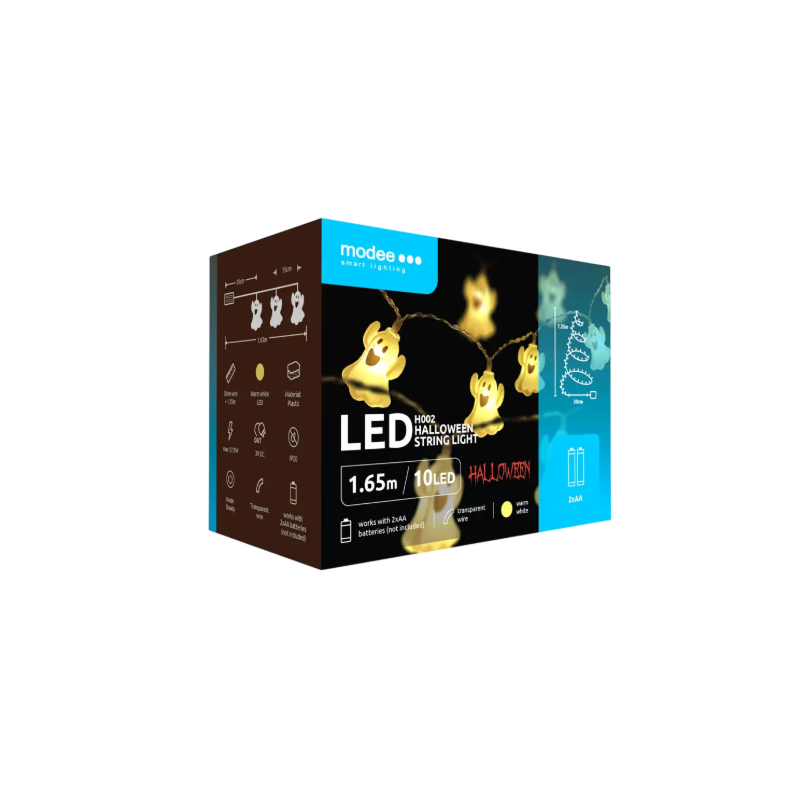 Lampki duszki modee 1,65m WARM 10LED ML-H002