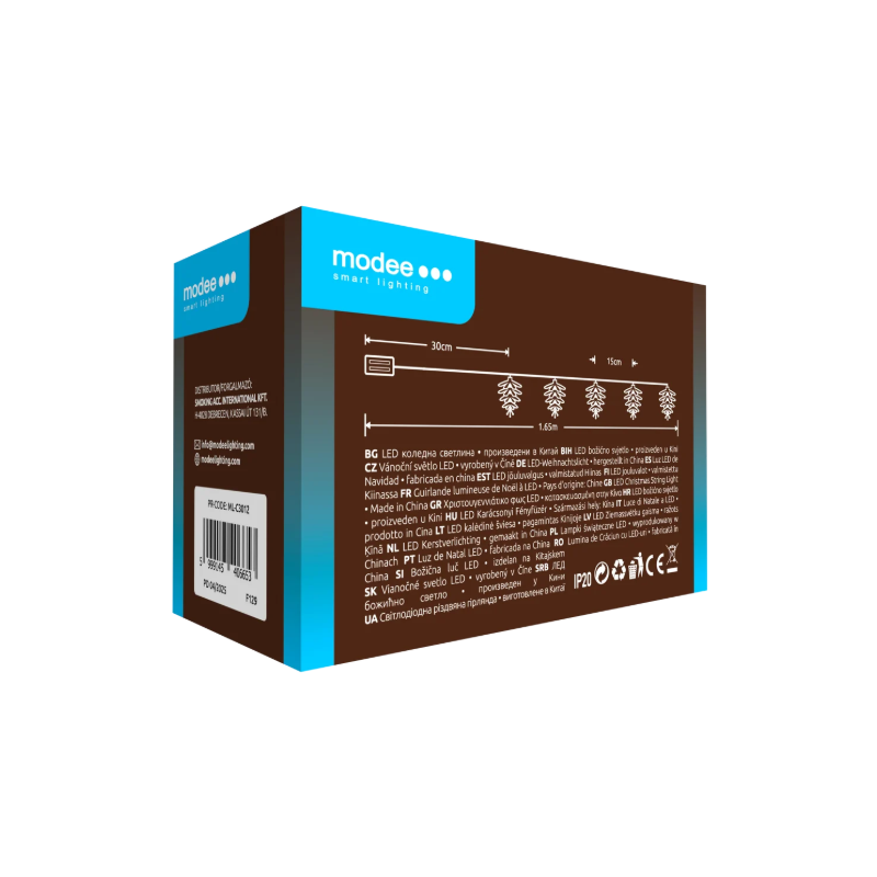 Lampki szyszki BAT modee 1,35m WARM 10LED ML-C3012