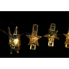 Lampki gwiazdki klamerki BAT MODEE 0,9M WARM 10LED ML-C3016