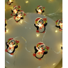 Lampki pingwinki BAT modee 0,9m WARM 10LED ML-C3022