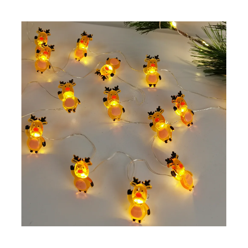 Lampki renifery BAT modee 0,9m WARM 10LED ML-C3023