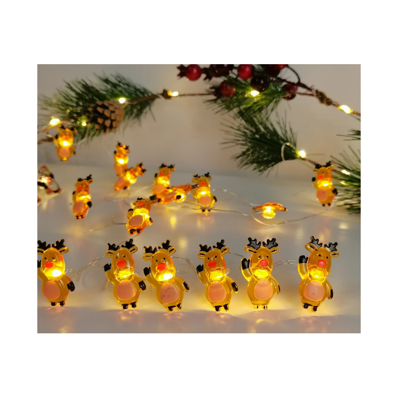 Lampki renifery BAT modee 0,9m WARM 10LED ML-C3023